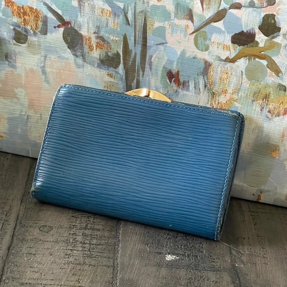 Louis Vuitton Porte Monnaie Viennois Bifold Wallet Epi Leather Preloved - Picture 5 of 16